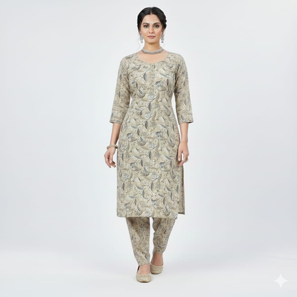 Women Unstitch Suit 2 Piece Khaddar (Rb-06)