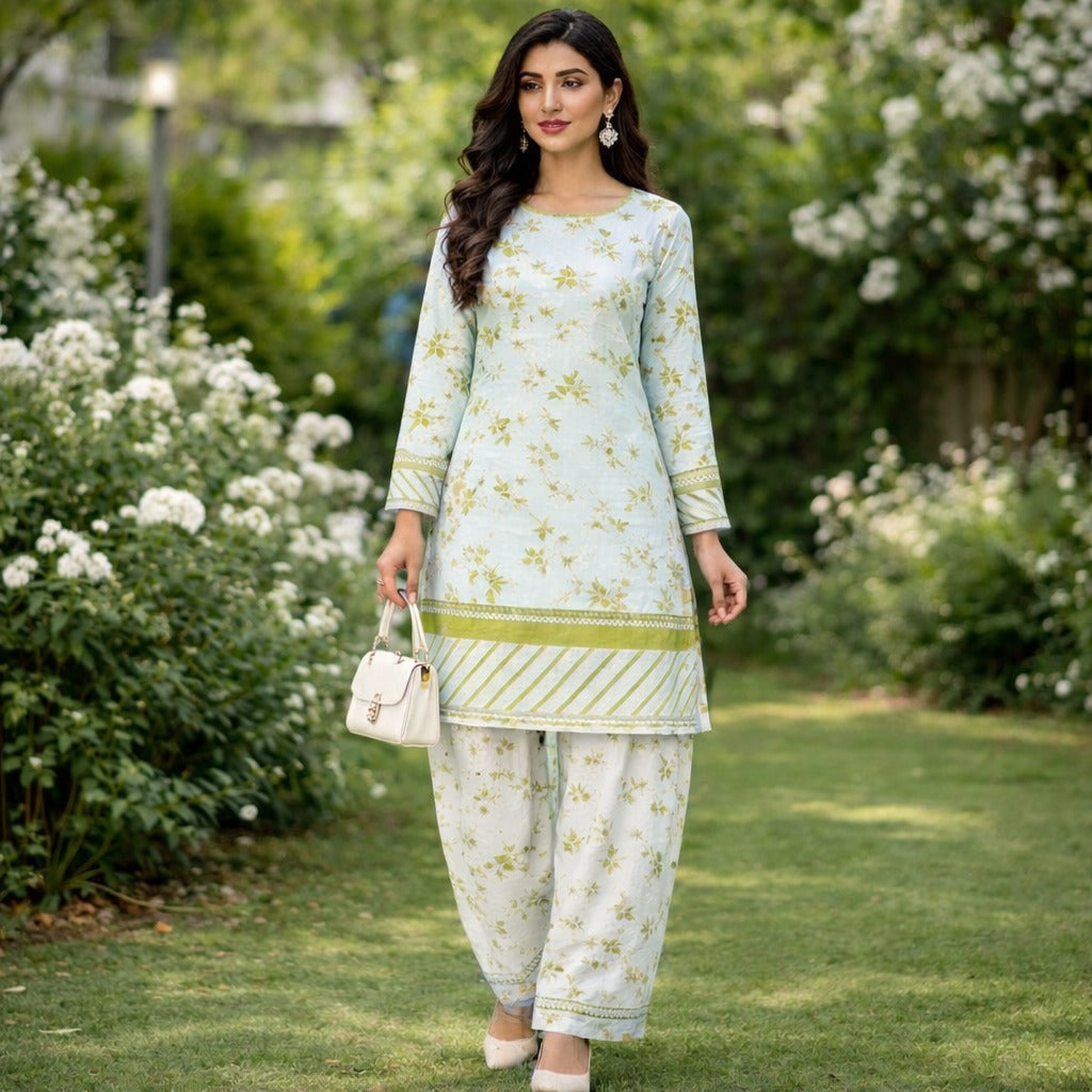 Women Unstitch Full Sleeve Saya (Rb-23)